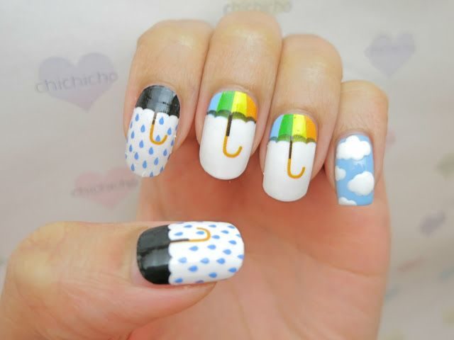 Nail Art Trend for Monsoon