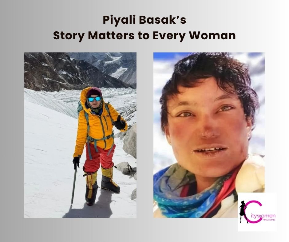 Indian woman mountaineer Piyali Basak