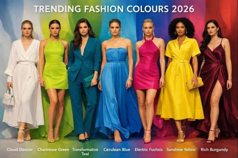 trending fashion colours in 2026 clothing