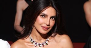 Priyanka Chopra Shines in Pale Green Gown at Bvlgari’s Milan Event Priyanka Chopra Jonas in a pale green Nicolas Jebran gown at Bvlgari’s Milan event
