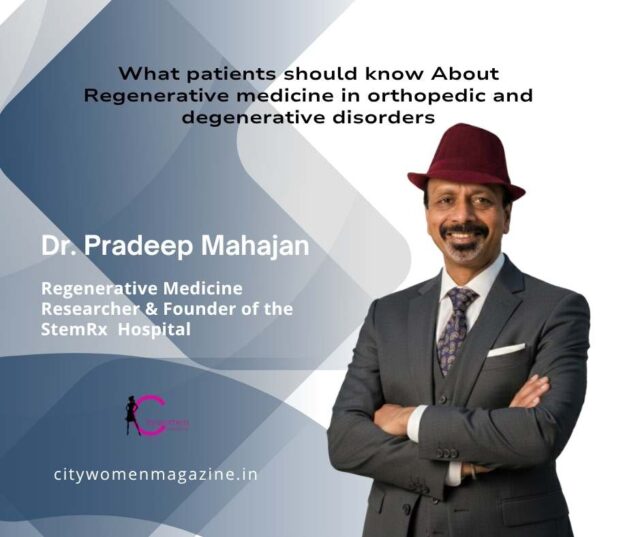 Regenerative medicine in orthopedic and degenerative disorders