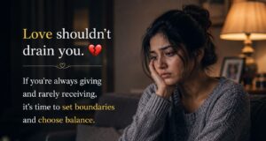 Are You Giving Too Much in Love?