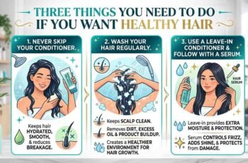3 Simple Hair Care Habits for Healthy Hair