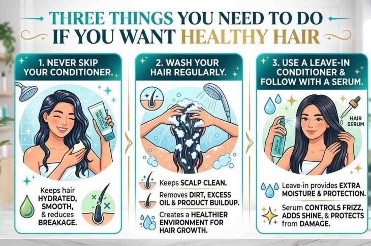3 Simple Hair Care Habits for Healthy Hair