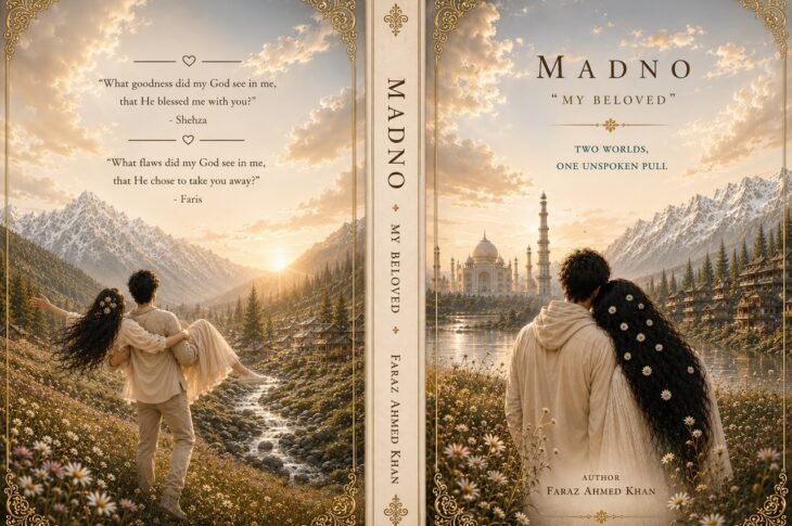 MADNO My Beloved debut novel by Faraz Ahmed Khan book cover